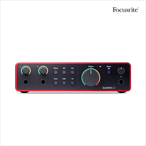 [Focusrite] Scarlett 2i2 (4th Gen)[포커스라이트,focusrite,오디오인터페이스,midi인터페이스,scarlett,스칼렛,모바일인터페이스,4세대,스칼렛4세대,오인페,오인페추천]
